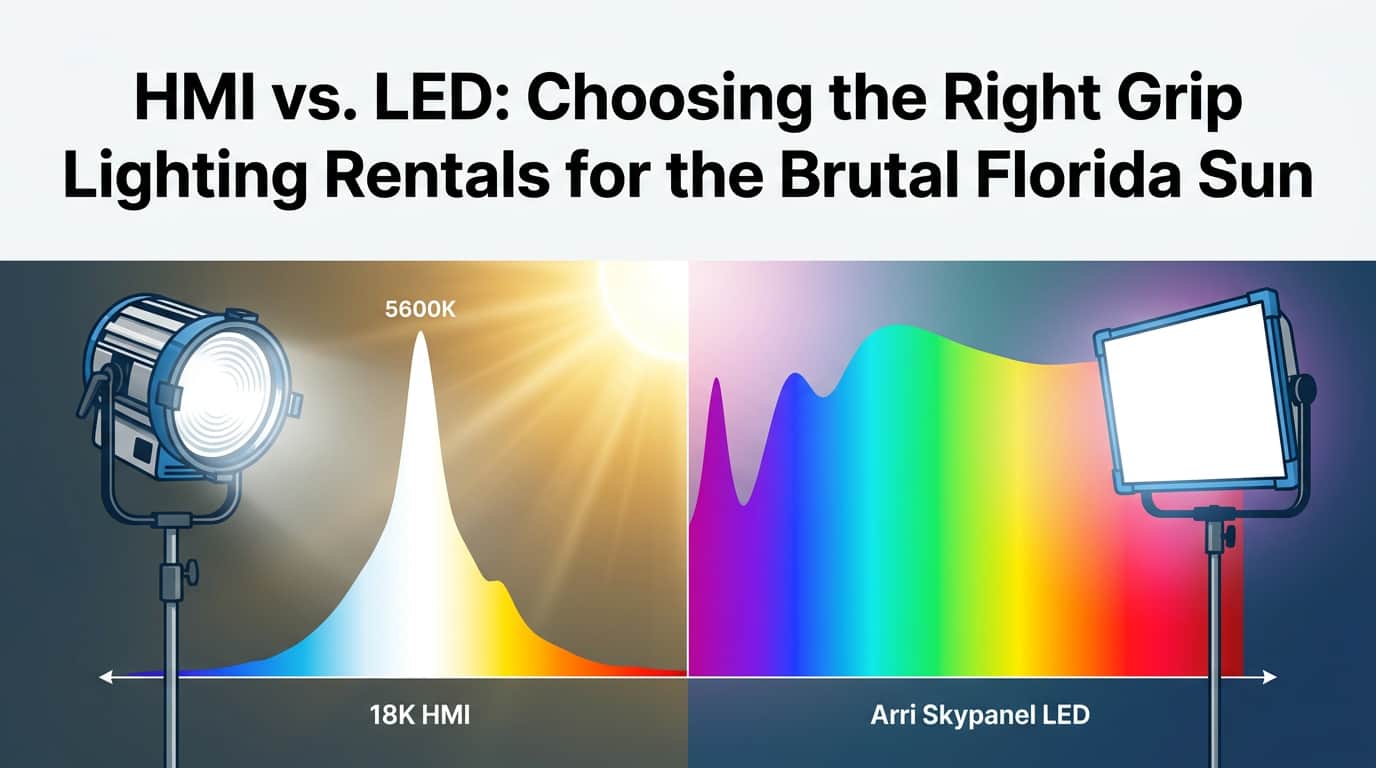 HMI vs LED: A DP's Guide to Grip Lighting in Orlando, Florida